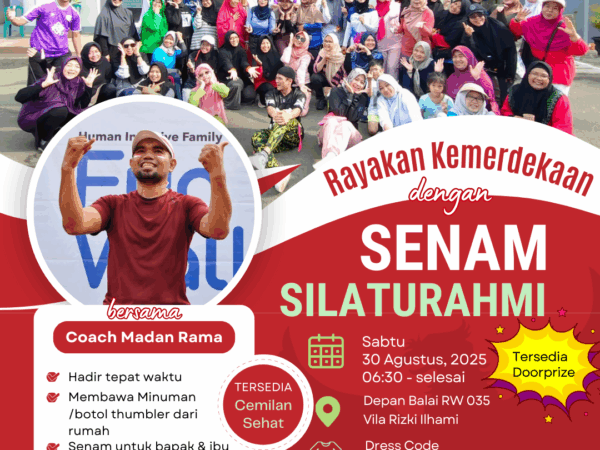 Senam Silaturahmi bulan Agustus 2025