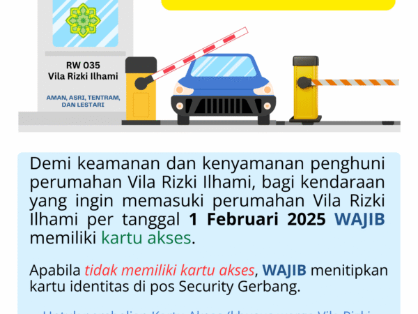 Penggunaan Kartu Akses